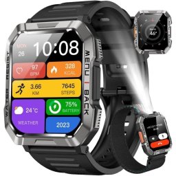 Blackview W60 Bluetooth 2,01" Negro Correa Silicona y Nailon S/M