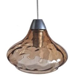 Tosel Lámpara de suspensión vidrio aluminio D25 cm