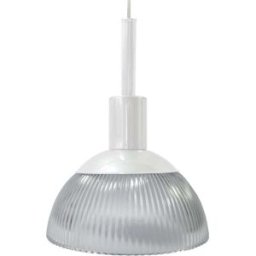 Tosel Lámpara de suspensión vidrio blanco D20 cm