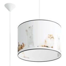 Wonderlamp Lámpara de techo infantil con gatitos diámetro 40cm