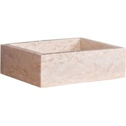 Wanda Collection Lavabo sobre encimera cuarto de baño rectángulo 30 x 40 cm crema