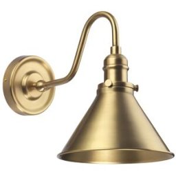 ELSTEAD LIGHTING Aplique de pared cobre y acero estilo provenzal cónico 1 luz