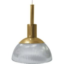 Tosel Lámpara de suspensión vidrio oro D20 cm