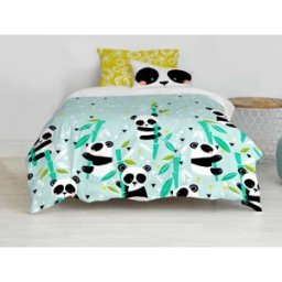 Happy Friday Juego nórdico 2 piezas 100% algodón azul 180x220 cm (cama 105)
