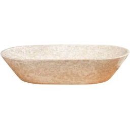 Wanda Collection Lavabo de mármol cuarto de baño crema 60 cm