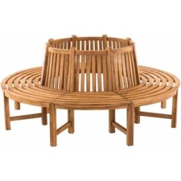 CLP Banco de jardín con reposapiés en madera teca