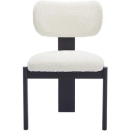 Unique Set de 2 sillas madera blanco