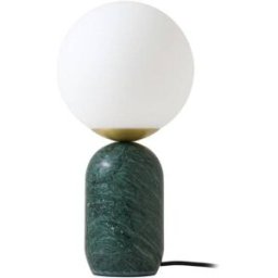 Lindby Lámpara de mesa de piedra verde