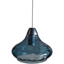 Tosel Lámpara de suspensión vidrio aluminio D25 cm