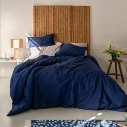Happy Friday Funda nórdica 100% algodón azul marino 260x240 cm (cama 180/200)
