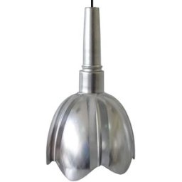 Tosel Lampara de suspension vidrio crome D18 cm