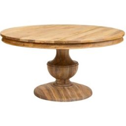 Wanderlust deco Mesa de comedor redonda de madera de mango acabado d150x77