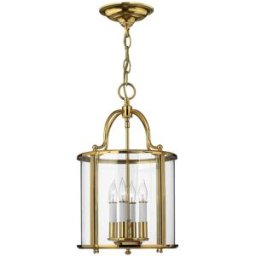 ELSTEAD LIGHTING Lámpara de techo en dorado y cristal transparente estilo clásico