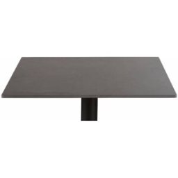 Maisons du Monde Tablero de mesa profesional de exterior en compuesto gris antracita 70 cm