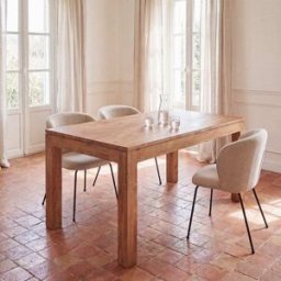Maisons du Monde Mesa de comedor de sheesham macizo 160 cm