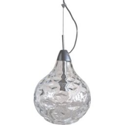 Tosel Lámpara de suspensión vidrio transparente D30 cm