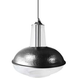 Tosel Lámpara de suspensión vidrio cromo D31 cm