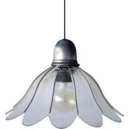 Tosel Lámpara de suspensión vidrio cromo D21 cm