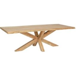 Wanderlust deco Mesa de comedor de madera marrón 180x90x76h cm