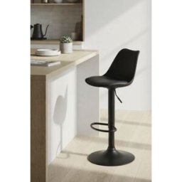 RegalosMiguel Taburete Alto Regulable Synk Total - Negro