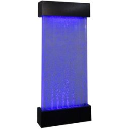 Unique Pared de burbujas de agua CECILY - LEDs de color cambiante - Alto 122 cm