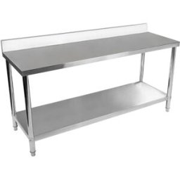 Mesa de acero inoxidable - ECO - 180 x 60 cm - 400 kg - antisalpique - Royal Catering 10010499