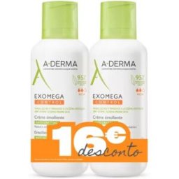 A-Derma Exomega Control Crema Emoliente 2x400ml