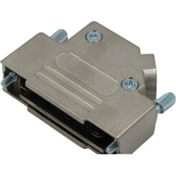 MH CONNECTORS MHD45ZK25-K - Tapa D-sub, 25 polos, acodada, plateada
