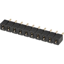 BKL 10120970 - Regleta de conectores hembra 2,54mm 1x10 recta