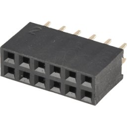 BKL 10120961 - Regleta de conectores hembra 2,54mm 2x6 recta