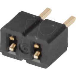BKL 10120964 - Regleta de conectores hembra 2,54mm 1x2 recta