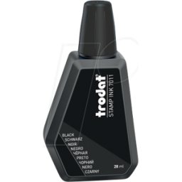 TRODAT 7011SW - Tinta de estampación, negro, 28,0 ml