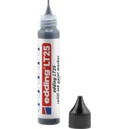EDDING LT25001 - Tinta de recarga, marcador de pintura, LT25, negro