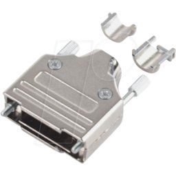 MH CONNECTORS MHDM9-K - Tapa D-sub, 9 polos, recta, plateada