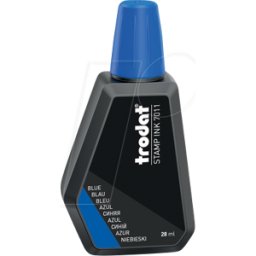 TRODAT 7011BL - Tinta estampadora, azul, 28,0 ml