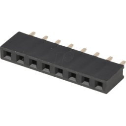 BKL 10120949 - Regleta de conectores hembra 2,54mm 1x8 recta
