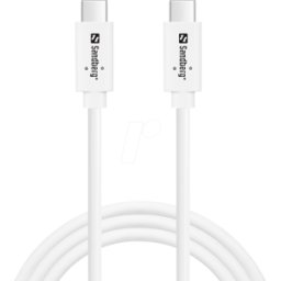 SANDBERG 136-53 - Cable de sincronización y carga, USB-C > USB-C, 1m..