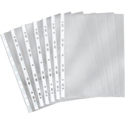 GERA-FOLIEN GERA 45140207 - Funda para folletos, a4, transparente, graneado