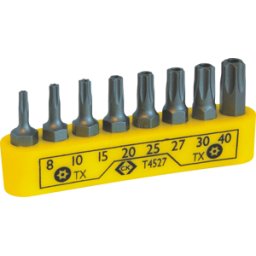 C.K CK T4527 - Juego de puntas de destornillador para tornillos Torx® de seguri