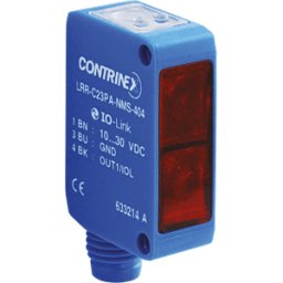 CONTRINEX LRR C23PA NMS603 - Sensor luminoso, 30 - 6000 mm, PNP, enlace claro-Ann/IO, hilo os