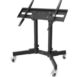MANHATTAN 462679 - Soporte de TV con ruedas, 23" a 70", altura ajustable, negro