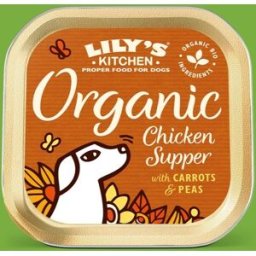 Lily's Kitchen Organic Pollo Tarrina para Perros 150 gr
