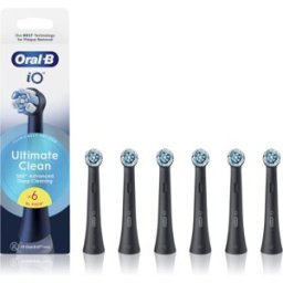 Io Ultimate Clean Recambio Para Cepillo De Dientes Black 6 Ud