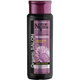 Naturvital Organic Salon champú sin sulfatos protección color Uv 300 ml