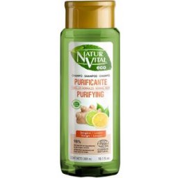 Naturvital Eco Purificante jengibre y limón champú 300 ml