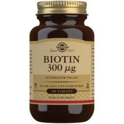 Solgar Biotina 300 µg 100 u