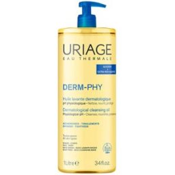 Uriage Aceite Limpiador con Glicerina 25% - 2 en 1: Limpia e hidrata suavemente 1000 ml