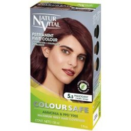 Naturvital Coloursafe tinte permanente #5.5-caoba