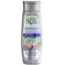 Naturvital Mascarilla Silver white or gray hair 300 ml