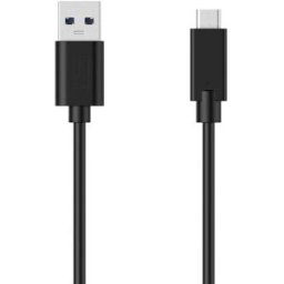Ewent Cable USB 3.1 Gen1 5Gbps 3A, USB-C/M-A/M, Negro, AWG28, 3.0 M